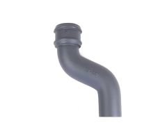 65mm (2.5") Hargreaves Foundry Cast Iron Round Downpipe Offset 150mm (6") Projection - Primed