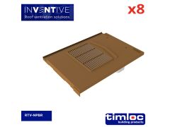 Non-Profile Tile Vent Brown - pack of 8