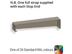 422mm  Aluminium Sloping Coping (Suitable for 331-360mm Wall) - Right-hand Stop End - Powder Coated Colour TBC