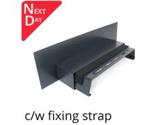 362mm  Aluminium Coping (Suitable for 241-300mm Wall) - Upstand - RAL 7016 Anthracite Grey