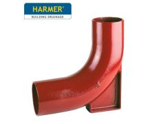 100mm Harmer SML Cast Iron Soil & Waste Above Ground Pipe - Rest Bend
