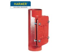 100mm Harmer SML Cast Iron Soil & Waste Above Ground Pipe - Rectangular Access Pipes - 320mm length