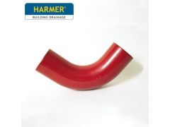 100mm Harmer SML Cast Iron Soil & Waste Above Ground Pipe - Long Radius Bend - 88 Degree 