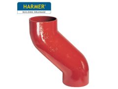 100mm Harmer SML Cast Iron Soil & Waste Above Ground Pipe - Offset - 130mm 