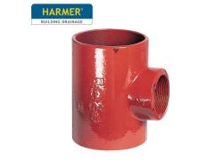 100 x 2" BSP Harmer SML Cast Iron Soil & Waste Above Ground Pipe - Single Boss Pipes - 100mm length