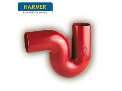 100mm Harmer SML Cast Iron Soil & Waste Above Ground Pipe - Plain Trap