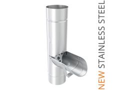 80mm Stainless Steel Downpipe Diverter without sieve
