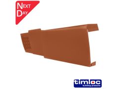Dry Fix Verge for Profiled Tile Left Hand Unit - Terracotta