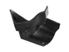 115mm (4.5") Victorian Ogee Cast Iron 135 degree Internal Gutter Angle - Black