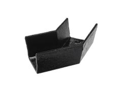 100 x 75mm (4"x3") Hargreaves Foundry Cast Iron Box Obtuse Angle - Pre-Painted Black - from Rainclear Systems