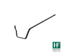 125 x 100mm (5"x4") Hargreaves Foundry H16 Moulded Gutter Galv Top-fix Bracket - Pre-Painted Black