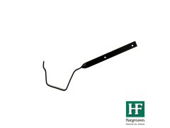 125 x 100mm (5"x4") Hargreaves Foundry H16 Moulded Gutter Galv Side-fix Bracket - Pre-Painted Black
