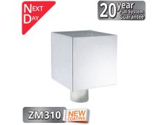 Infinity ZM Plain Box Hopper Head 200w x 200d x 200h with 80mm Outlet from Rainclear Systems with a 20year full system guarantee and next day delivery