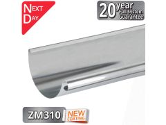 115mm Infinity ZM Half Round Gutter 3m Length from Rainclear Systems with next day delivery and 25 year full system guarantee