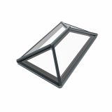 Rainclear roof lantern to suit finished external kerb size 2500 x 1500mm - 7016M Anthracite Grey frame with soft tone neutral double glazed glass