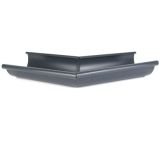 125mm Half Round Anthracite Grey Galvanised Steel 135degree  External Gutter Angle