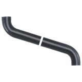 100mm Anthracite Grey Galvanised Steel Downpipe 2-part Offset - up to 700mm Projection - 2 parts shown open