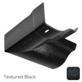 100mm (4") Victorian Ogee Cast Aluminium Gutter 90 Internal Angle - Textured Black