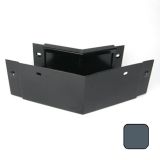 125x100mm Aluminium Joggle Box 135 Degree External Gutter Angle - RAL 7016M Anthracite Grey 