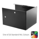 125x100mm Aluminium  Box Right Hand Stopend - One of 26 Standard Matt RAL colours TBC
