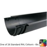 115mm (4.5") x 3m SnapIT Aluminium Half Round Gutter - One of 26 Standard RAL Colours TBC