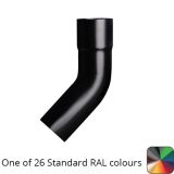76mm (3") Swaged Aluminium Downpipe 135 Degree Bend without Ears - One of 26 Standard Matt RAL colours TBC