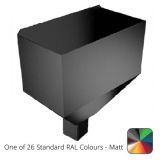 280mm Neptune Hopper Aluminium with Square 76mm outlet PPC - One of 26 Standard Matt RAL colours TBC