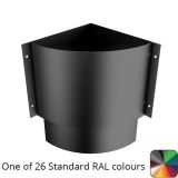 550mm Numina Corner Hopper Head with 76mm (3") Outlet - One of 26 Standard Matt RAL colours TBC