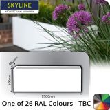Skyline Aluminium Planter 400w x 500h x 1.5m - One of 26 Standard Matt RAL colours TBC - Buy online from Rainclear Systems