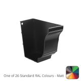 125x100mm SnapFix Aluminium Moulded Right Hand Stop End - One of 26 Standard Matt RAL colours TBC