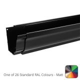 125x100mm SnapFix Aluminium Moulded 1m Gutter Length - One of 26 Standard Matt RAL colours TBC