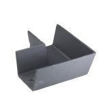 100 x 75mm (4"x3") Hargreaves Foundry Cast Iron Box Square Angle - Pre-Painted Black - from Rainclear Systems