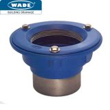 Vari-Level Non-Trapped Vertical Outlet  Medium Sump Cast Iron Wade Drain Body - 110 Plastic