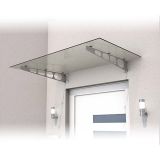 HD Stainless Steel LT Canopy 160x90x16cm - Clear Glass 8mm