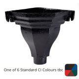 65mm (2.5") Cast Iron Fluted Corner Hopper - One of 6 CI Standard RAL Colours TBC







