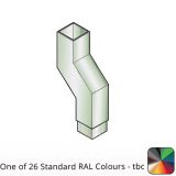 75x75mm Flushjoint Aluminium Square 135 Degree Fixed Offset - 75mm projection - One of 26 Standard Matt RAL colours TBC 