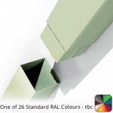 100x100mm Flushjoint Aluminium Square Downpipe - 3m long - One of 26 Standard Matt RAL colours TBC  