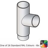 75 mm (3") Flushjoint Aluminium Downpipe 112.5 Degree Branch - One of 26 Standard Matt RAL colours TBC 