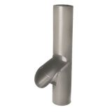 80mm Dusty Grey Coated Galvanised Steel Access Pipe