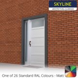 100mm Face Slimline Door Surround Kit - Max 1200mm x 2100mm - One of 26 Standard RAL Colours TBC