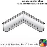 100x85mm Aluminium Aqualine Modern 90 Degree Angle Assemblies - Internal  - One of 26 Standard Matt RAL colours TBC 