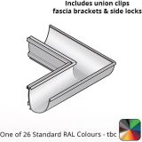 100x85mm Aluminium Aqualine Modern 90 Degree Angle Assemblies - External  - One of 26 Standard Matt RAL colours TBC 