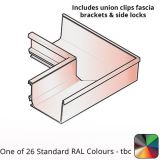 120x80mm Aluminium Aqualine Box 90 Degree Angle Assemblies - External - One of 26 Standard Matt RAL colours TBC 