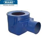 Vari-Level 'P' Trapped 50mm Seal Cast Iron Wade Drain Body - 100mm BS 416