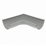 125mm Half Round RAL 9007 'Grey Aluminium' Galvanised Steel 90degree Internal Gutter Angle