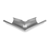 125mm Half Round Galvanised Steel 90Âº External Gutter Angle