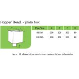Plain Box Hopper Dims Table
