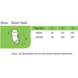 Short Heel Shoe Dims Table