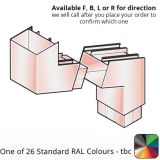 109x102mm Guardian Aluminium 135 Degree Two-part Offset - Offset up to 305mm - One of 26 Standard Matt RAL colours TBC