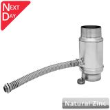 80mm Natural Zinc Rainwater Diverter